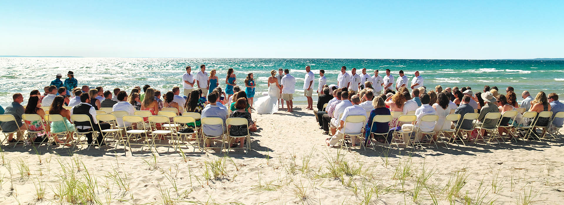 Balm Beach Wedding Ceremony Images By Van Dam Photography Muskoka