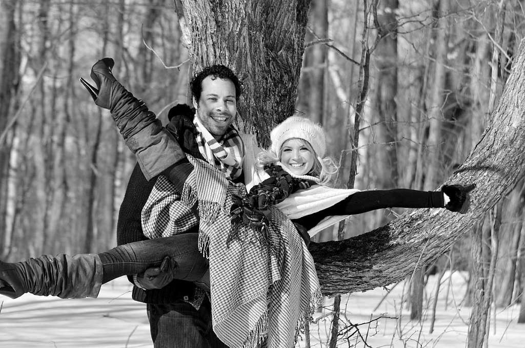 excited couple