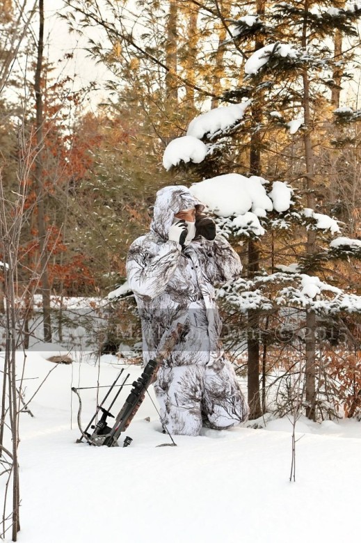 winter hunting photography A109