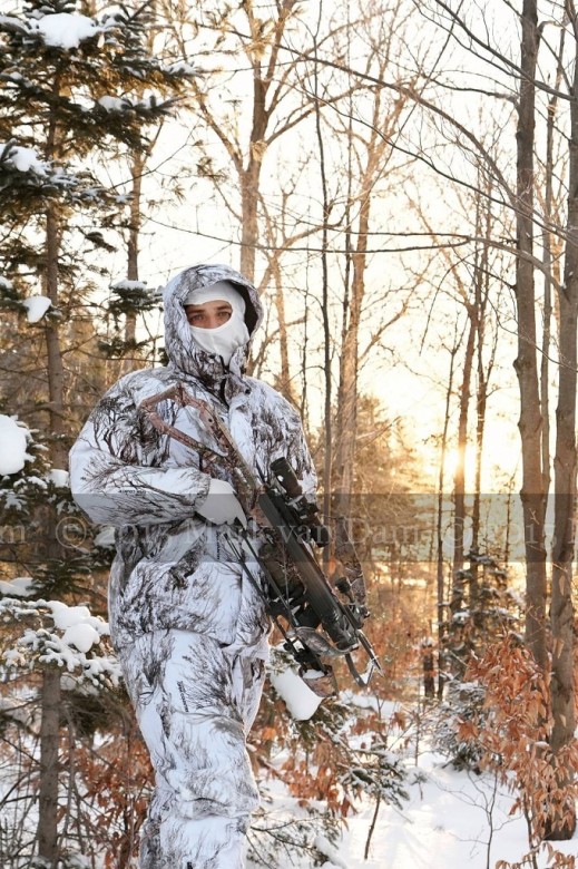 winter hunting photography A122