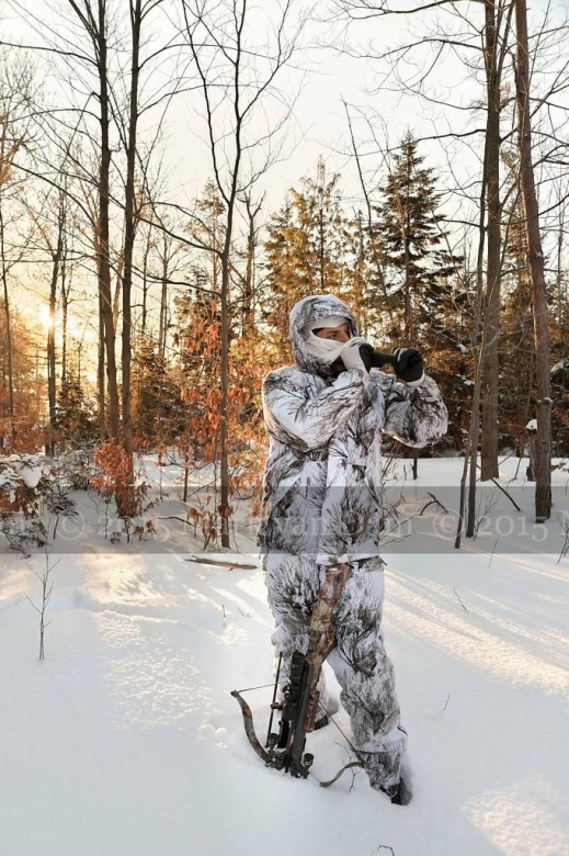 winter hunting photography A155