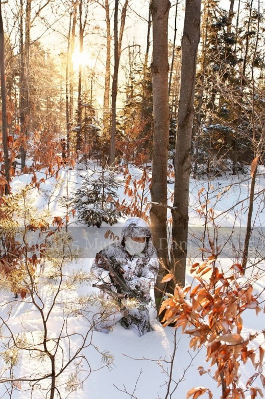 winter hunting photography A173