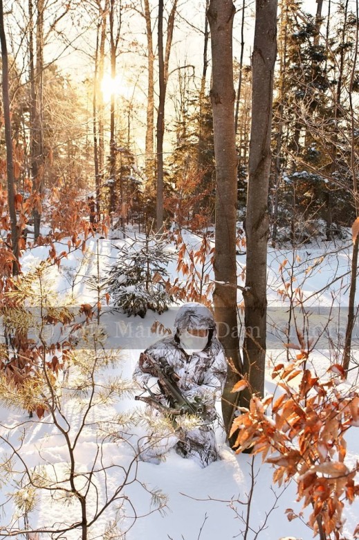 winter hunting photography A174