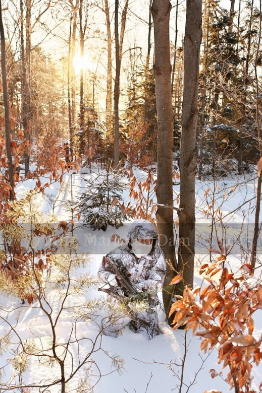 winter hunting photography A175