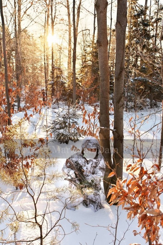 winter hunting photography A176