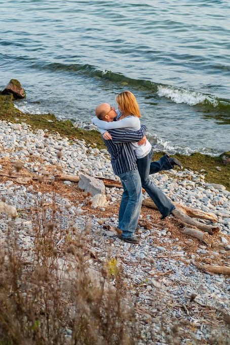 kingston photographer lamoine point engagement photography