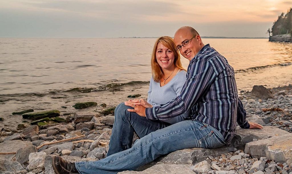 kingston photographer lamoine point engagement photography