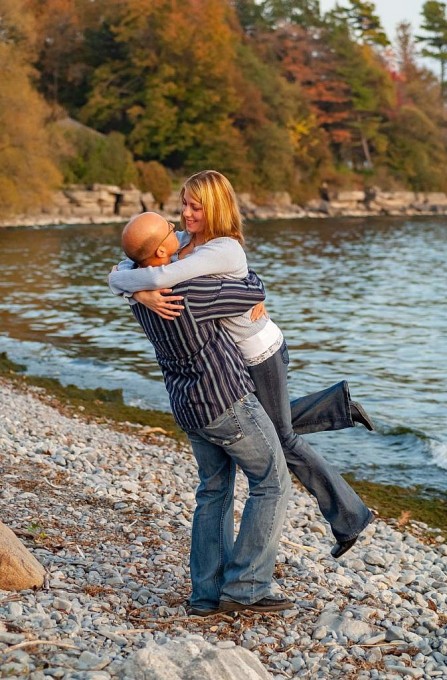 kingston photographer lamoine point engagement photography