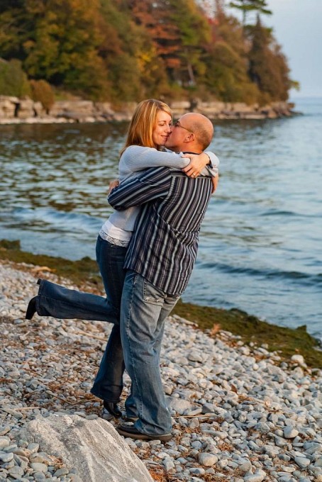 kingston photographer lamoine point engagement photography