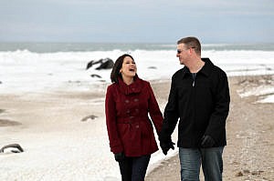 Wasaga Beach engagement photography at Wasaga Beach Provincial Park