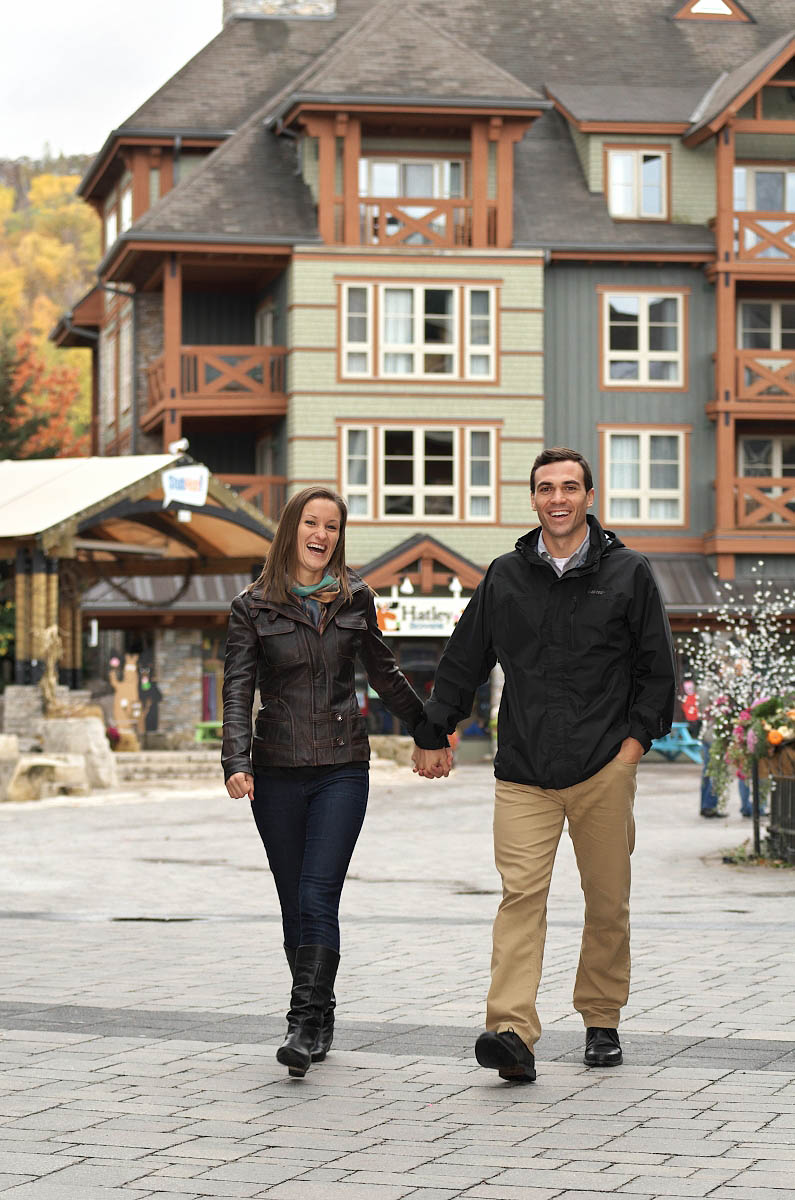 blue mountain village photographer collingwood photographer blue mountain engagement fall