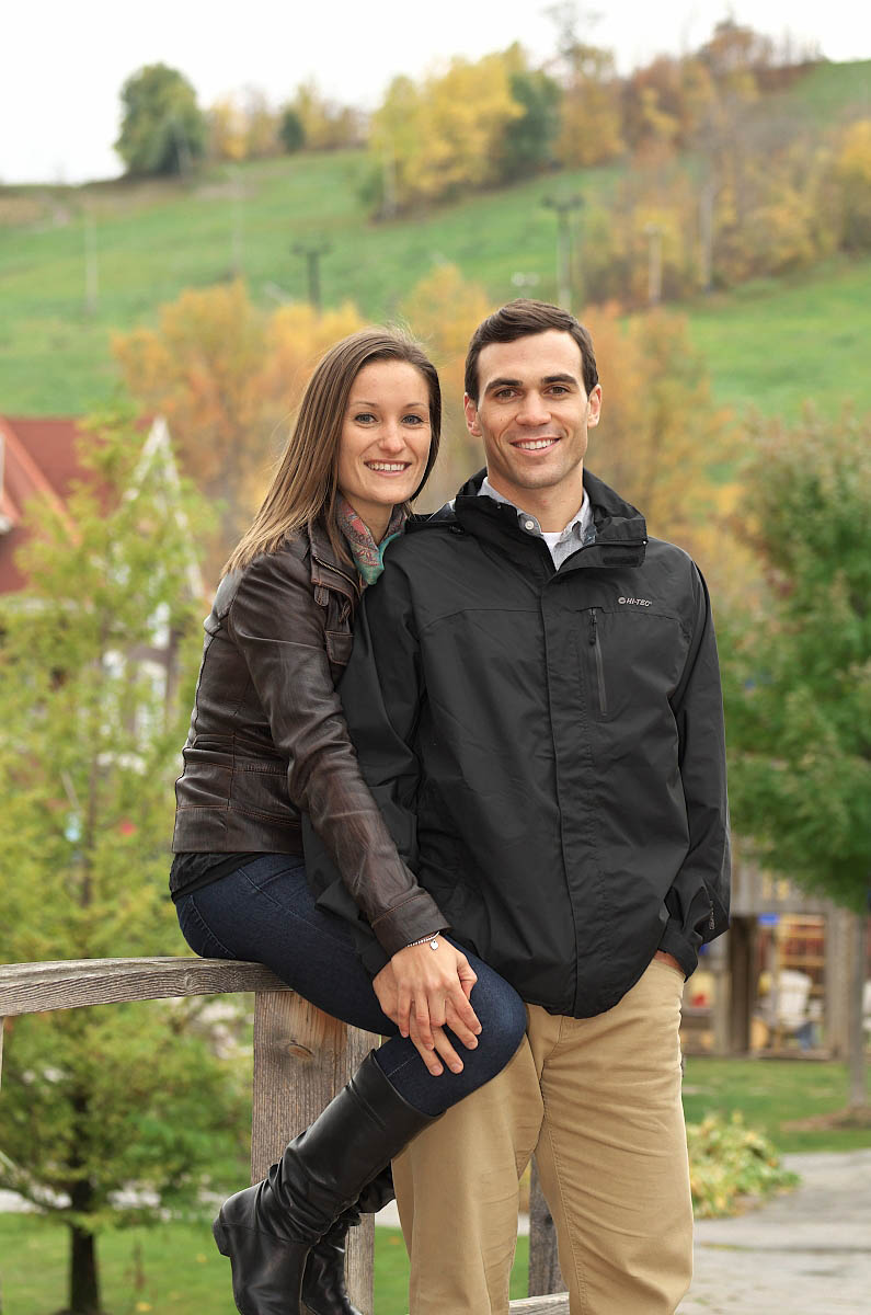 blue mountain village photographer collingwood photographer blue mountain engagement fall