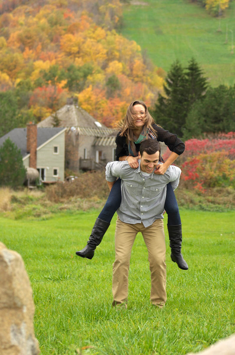 blue mountain village photographer collingwood photographer blue mountain engagement fall