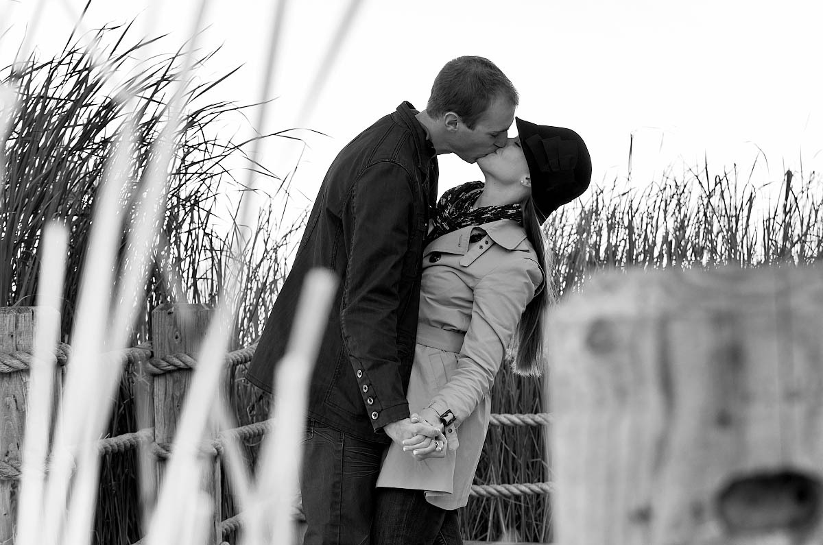 Blue mountain photographer fall engagement session in Collingwood at Blue Mountain Village