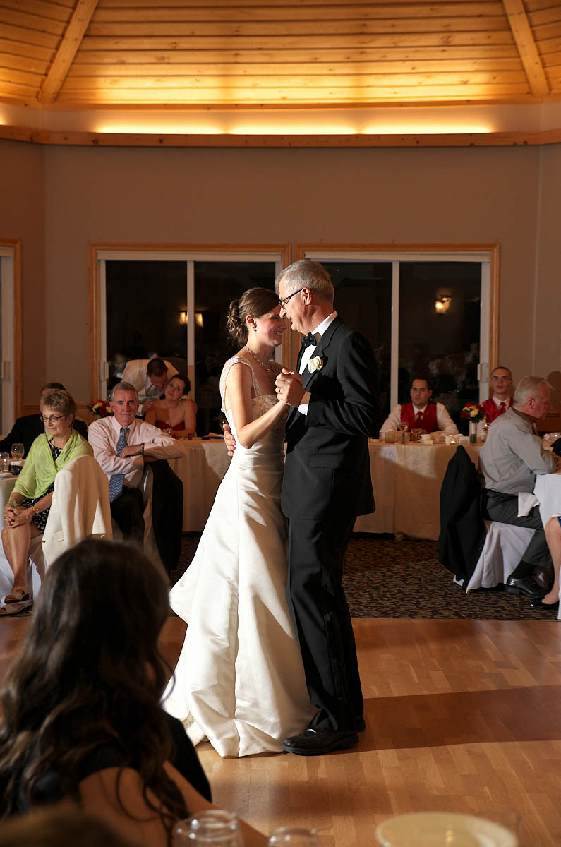 Father Daughter Dance at Eganridge Resort wedding