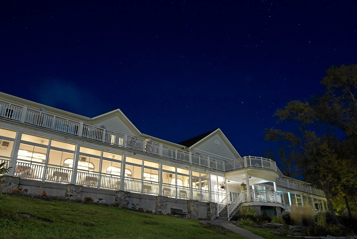vaimede resort on beautiful summer night
