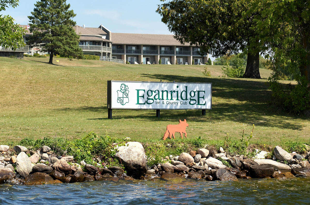 View of Eganridge Resort from Sturgeon Lake