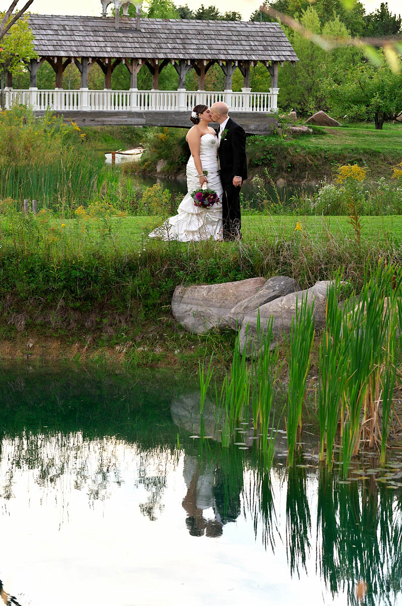 reflection on water at belcroft