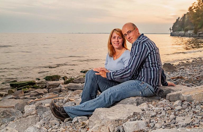 kingston photographer lamoine point engagement photography