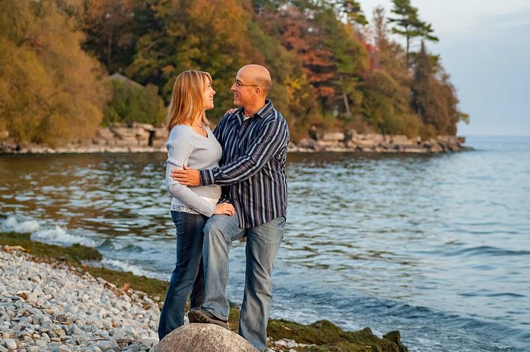 kingston photographer lamoine point engagement photography