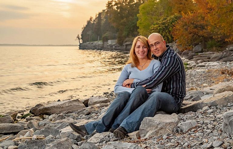 kingston photographer lamoine point engagement photography